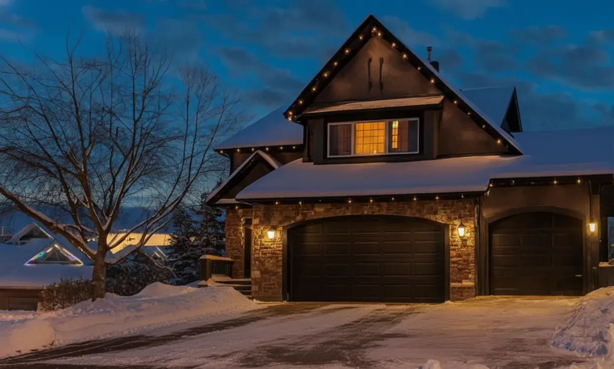 Professional electrician performing electrical work in Calgary home - The Urban Electrician