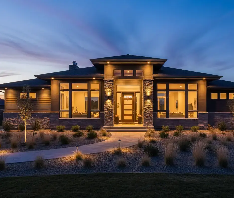 Professional exterior lighting installation by The Urban Electrician